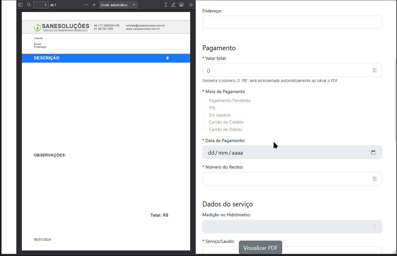 GIF: Sane PDF invoice generator